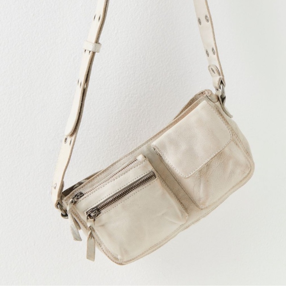 Free People Wade Leather Sling in Mineral